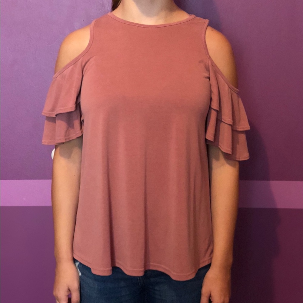 Dry Goods Cold Shoulder Top